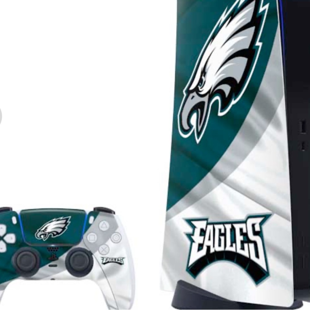 Philadelphia Eagles PS5 Console and Controller Skin Set